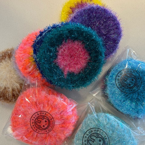 Crochet Handmade Korean Dish Scrubbers - Set of 2 - Picture 6 of 6